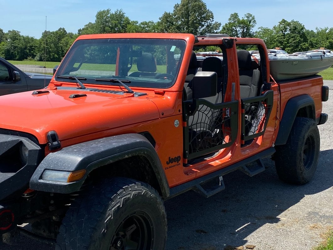 Barricade Tubular Spyder Web Doors with Mirrors (20-25 Jeep Gladiator JT)