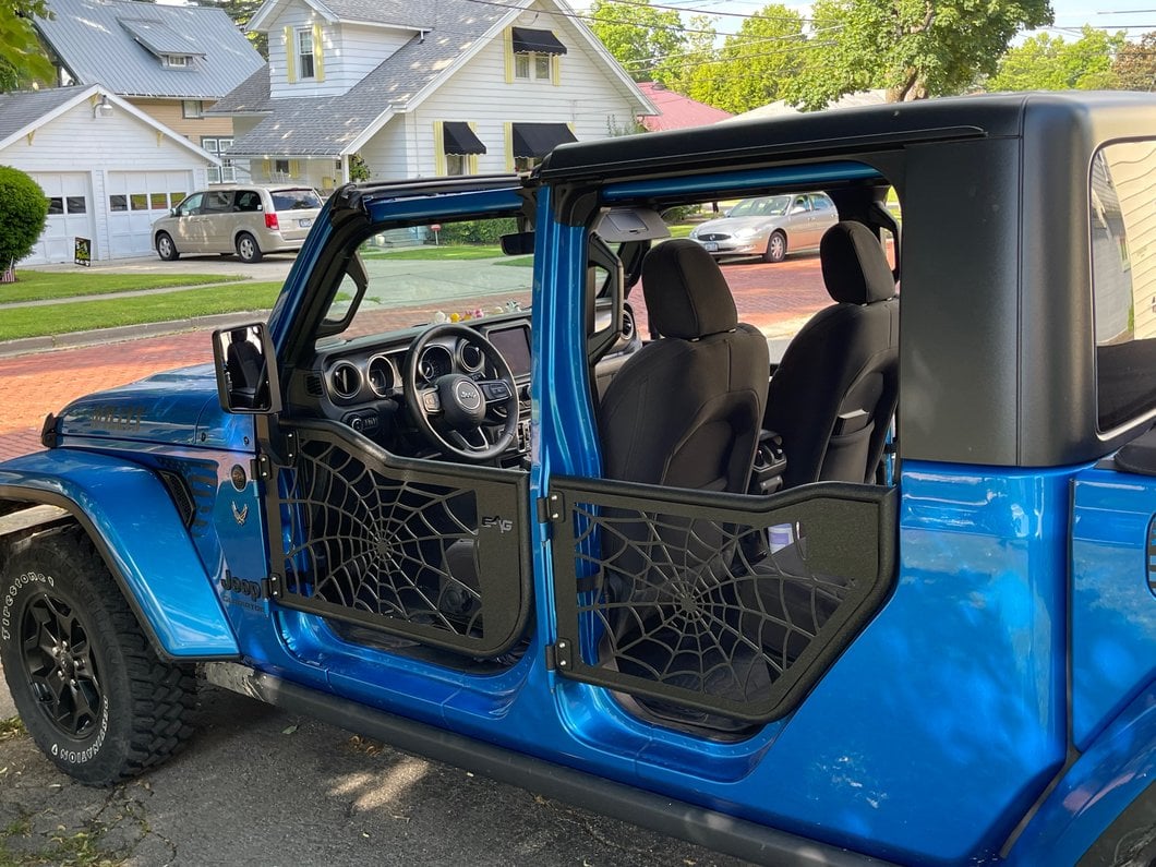Barricade Tubular Spyder Web Doors with Mirrors (20-25 Jeep Gladiator JT)