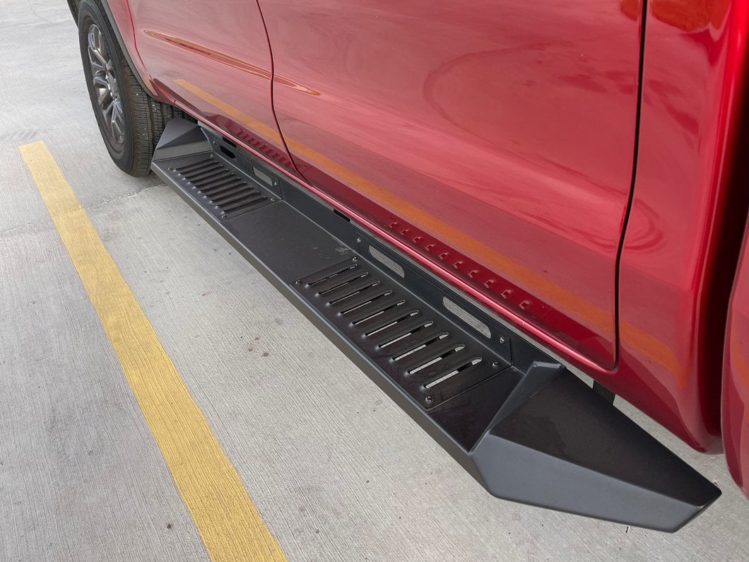 Barricade HD Steel Running Boards; Black (19-25 Ranger SuperCrew)