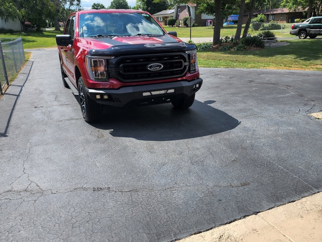 Barricade Extreme HD Front Bumper with LED Fog Lights, Spot Lights and 20-Inch LED Light Bar (21-23 F-150, Excluding PowerStroke & Raptor)
