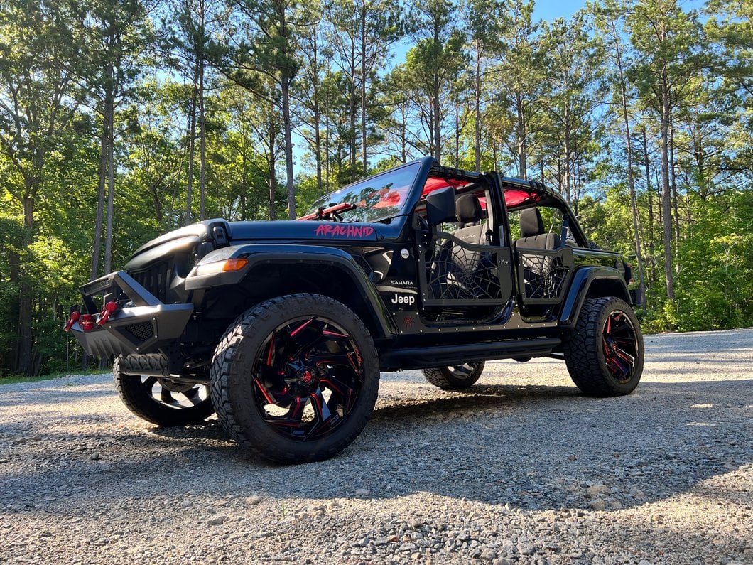 Barricade Tubular Spyder Web Doors with Mirrors (18-25 Jeep Wrangler JL 4-Door)