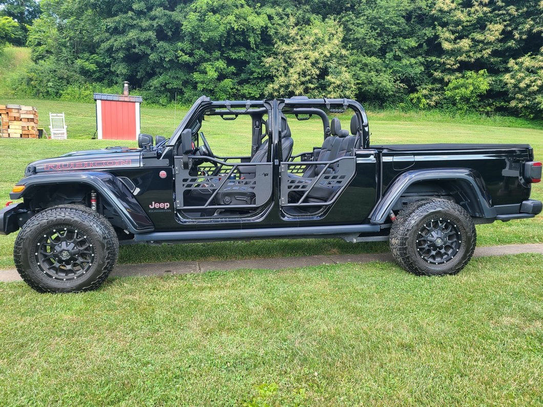 Barricade Tubular Safari Doors with Mirrors (20-25 Jeep Gladiator JT)