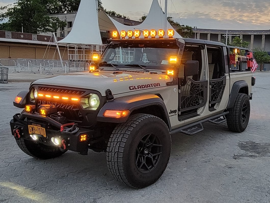 Barricade Tubular Spyder Web Doors with Mirrors (20-25 Jeep Gladiator JT)