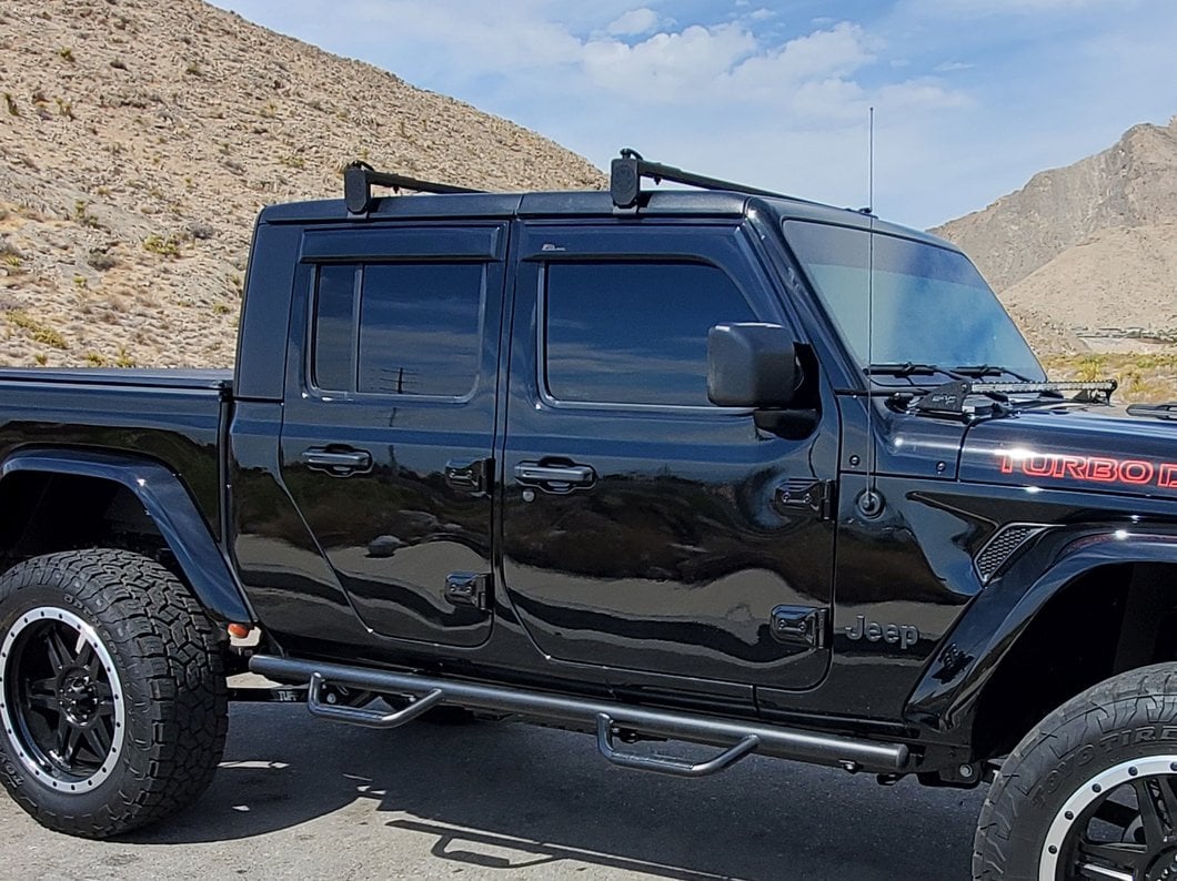 Barricade Two Bar Removable Roof Rack For Factory Hardtop Only (20-25 Jeep Gladiator JT)
