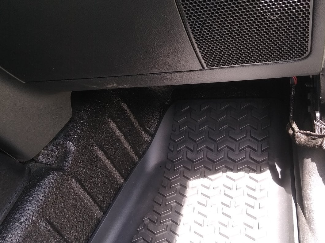 Barricade Front, Rear and Cargo Floor Mats; Black (11-18 Jeep Wrangler JK 2-Door)
