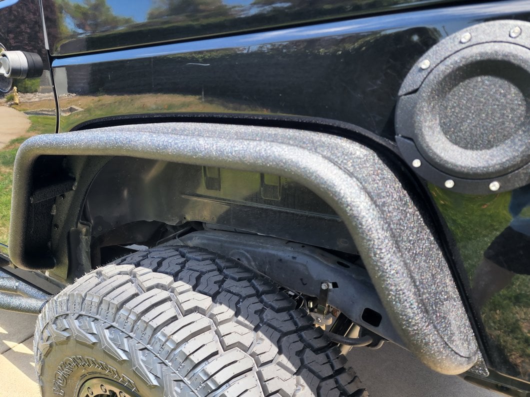 Barricade HD Fuel Door; Textured Black (07-18 Jeep Wrangler JK)