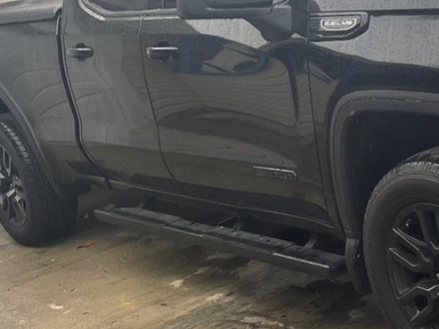 Barricade T4 Side Step Bars; Black (19-25 Sierra 1500 Double Cab)