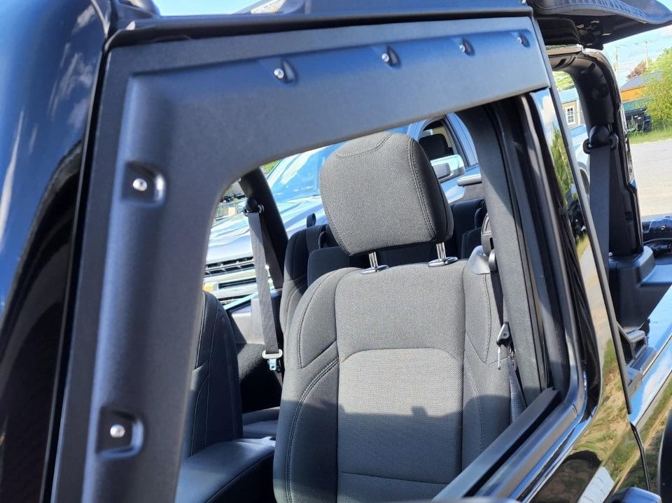 Barricade Tough Guard FormFit Window Visors (18-25 Jeep Wrangler JL 2-Door)