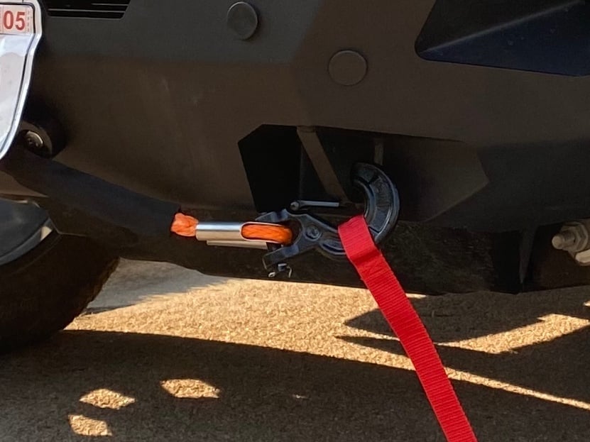 Barricade 9,500 lb. Winch with Synthetic Rope (Universal; Some Adaptation May Be Required)