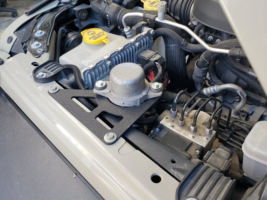 Barricade Vacuum Canister Relocation Bracket (07-18 Jeep Wrangler JK)