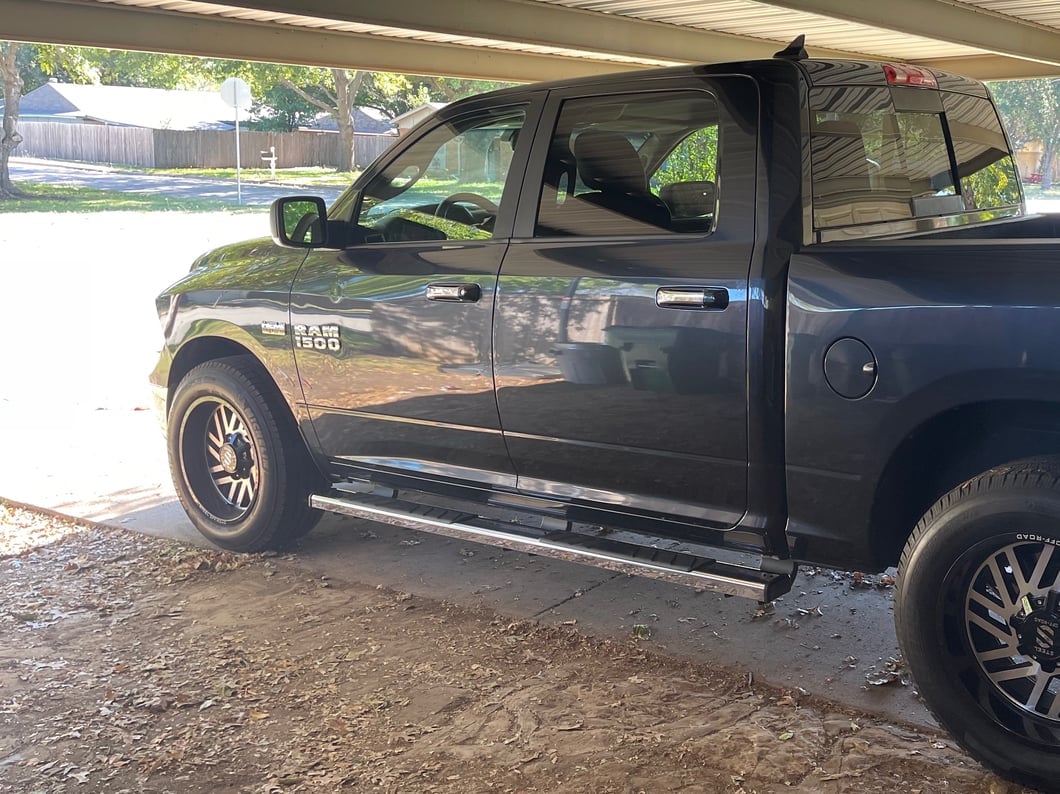 Barricade S6 Running Boards; Stainless Steel (09-18 RAM 1500 Quad Cab, Crew Cab)