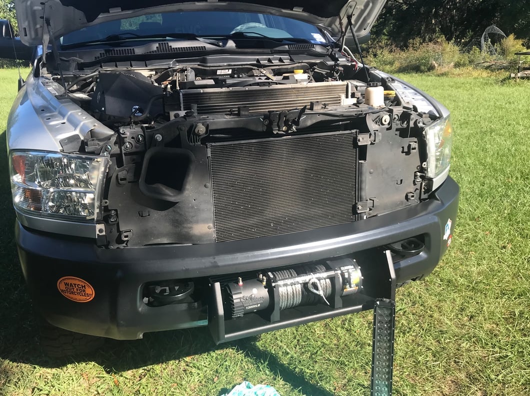 Barricade HD Stubby Front Bumper with Winch Mount (13-18 RAM 2500)