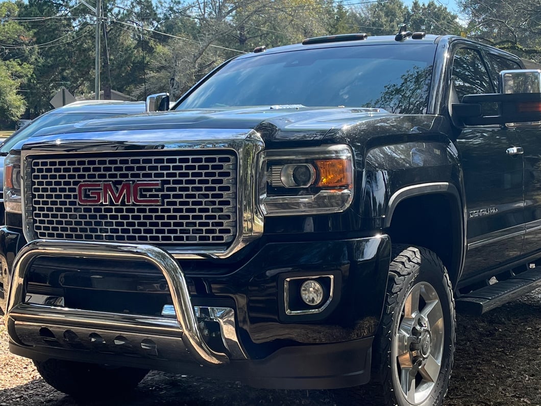 Barricade 3-Inch Bull Bar; Stainless Steel (11-19 Sierra 2500 HD)