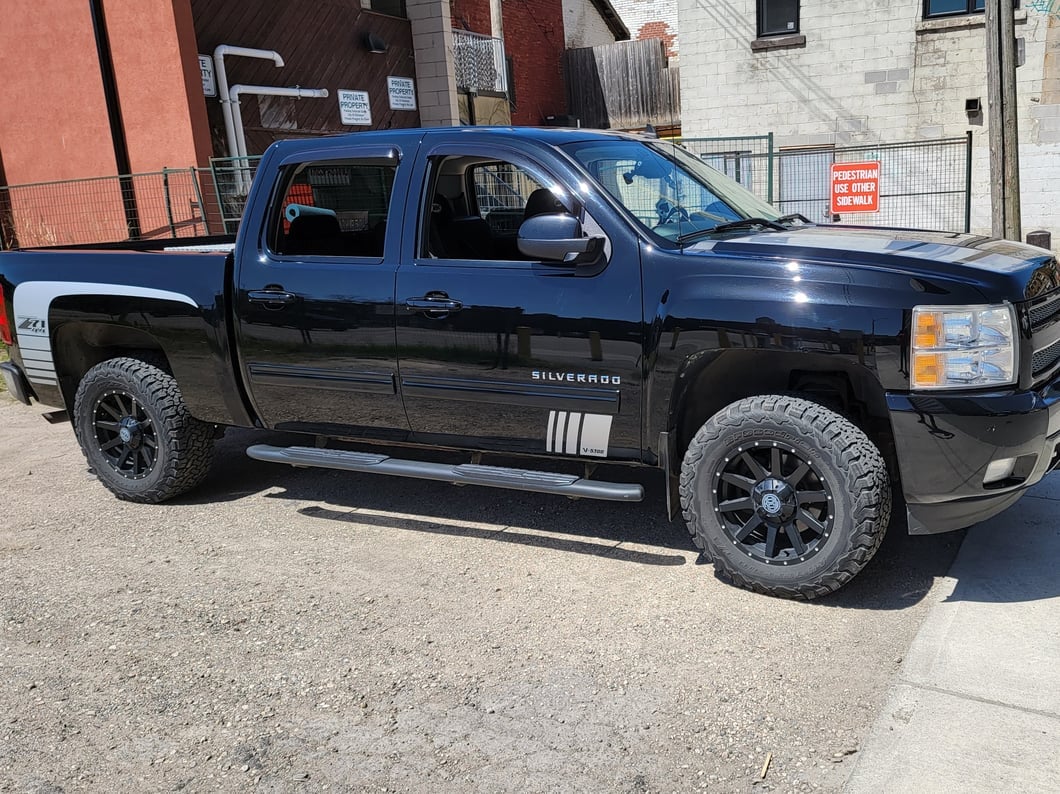 Barricade Bed Rails; Black (07-13 Silverado 1500)