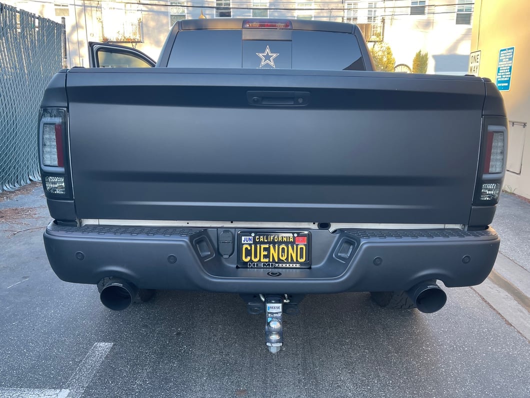 Barricade Extreme HD Rear Bumper; Textured Black (10-24 RAM 2500)