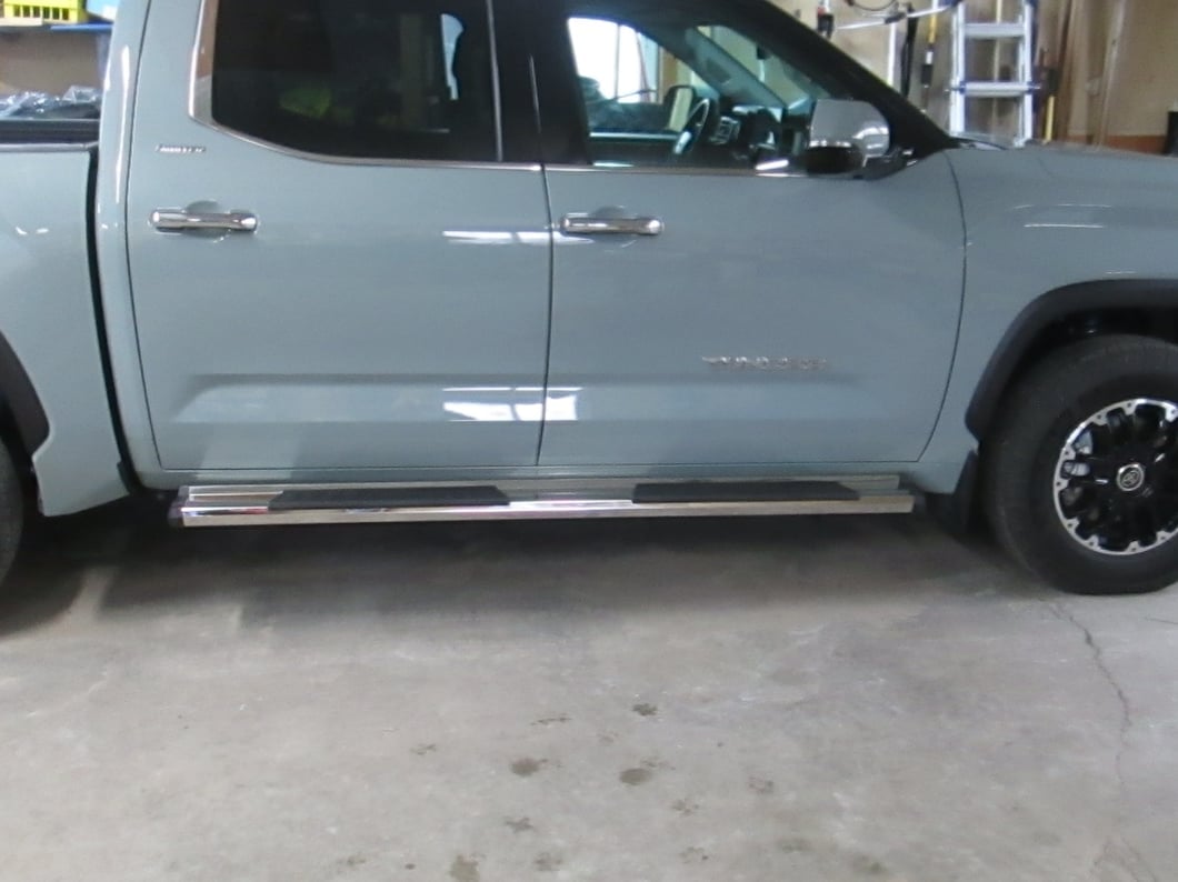 Barricade S6 Running Boards; Stainless Steel (22-25 Tundra CrewMax)