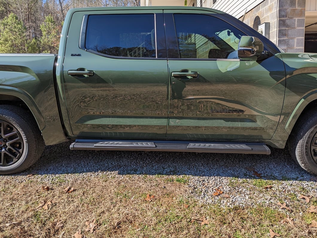 Barricade S6 Running Boards; Black (22-25 Tundra CrewMax)