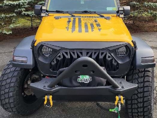 Barricade Stubby Winch Front Bumper with Stinger Bar (18-25 Jeep Wrangler JL)