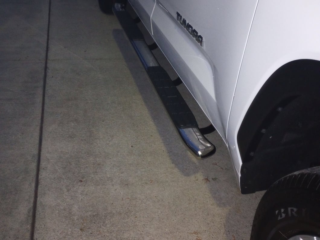 Barricade PNC Side Step Bars; Stainless Steel (22-25 Tundra CrewMax)