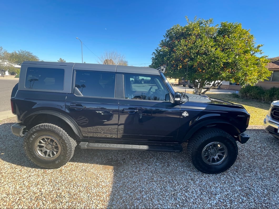 Barricade HD Flat Fender Flares; Front (21-25 Bronco, Excluding Everglades, Heritage & Raptor)