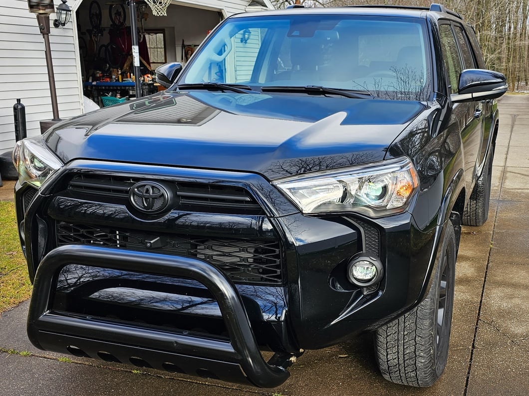 Barricade 3-Inch Bull Bar; Black (10-24 4Runner w/o Front Parking Sensors, Excluding 14-24 Limited & Nightshade)