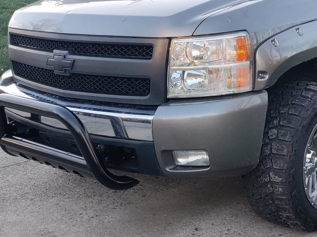 Barricade 3-Inch Bull Bar; Black (07-18 Silverado 1500)