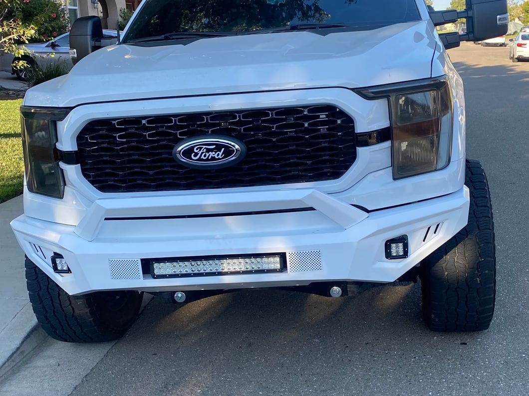 Barricade HD Off-Road Front Bumper with LED Fog Lights (21-23 F-150, Excluding Raptor)