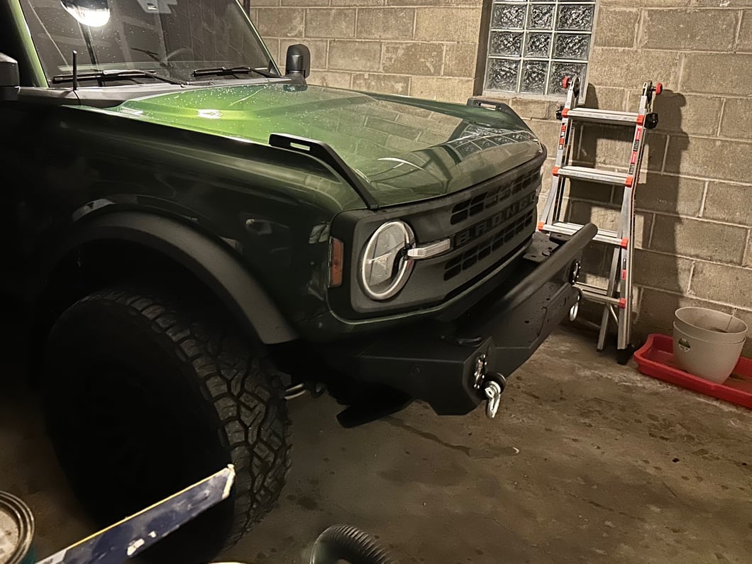 Barricade Trail Force HD Front Bumper with LED Fog Lights (21-25 Bronco, Excluding Raptor)