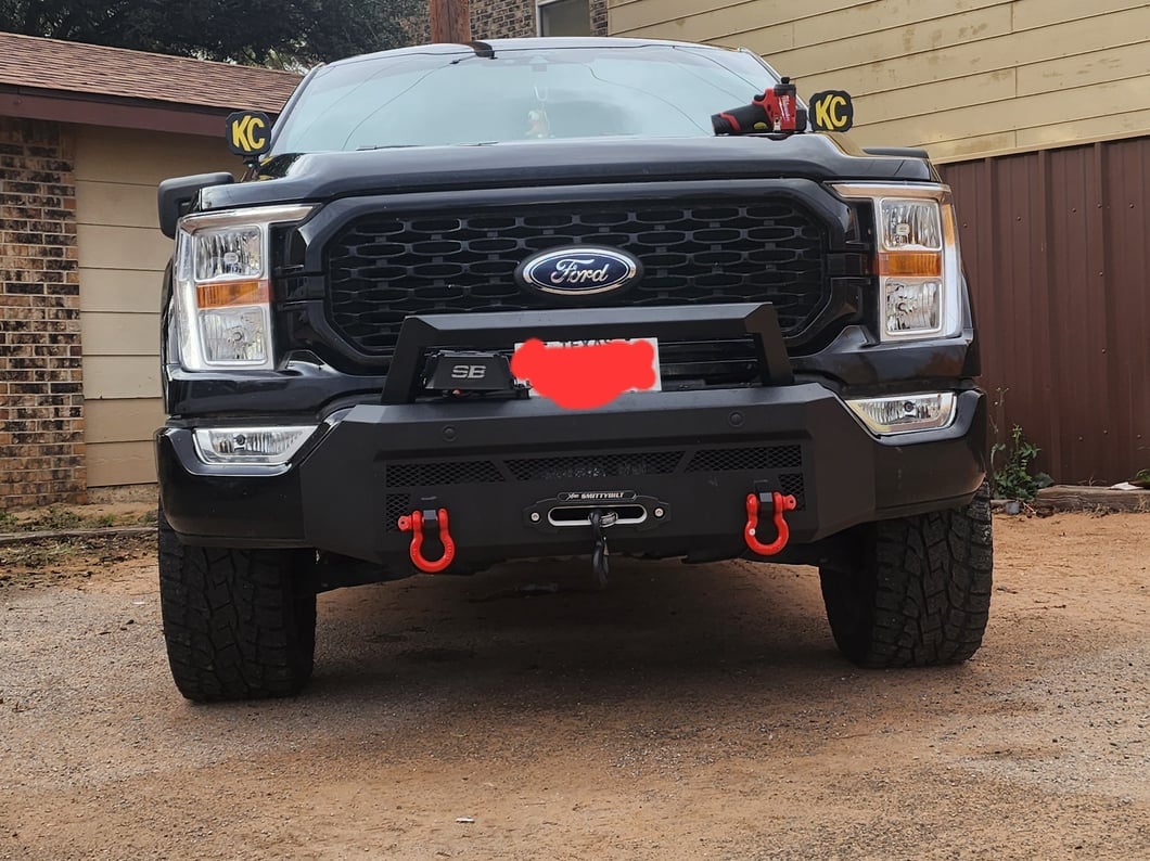 Barricade HD Stubby Front Bumper with Winch Mount (21-23 F-150, Excluding EcoBoost & Raptor)