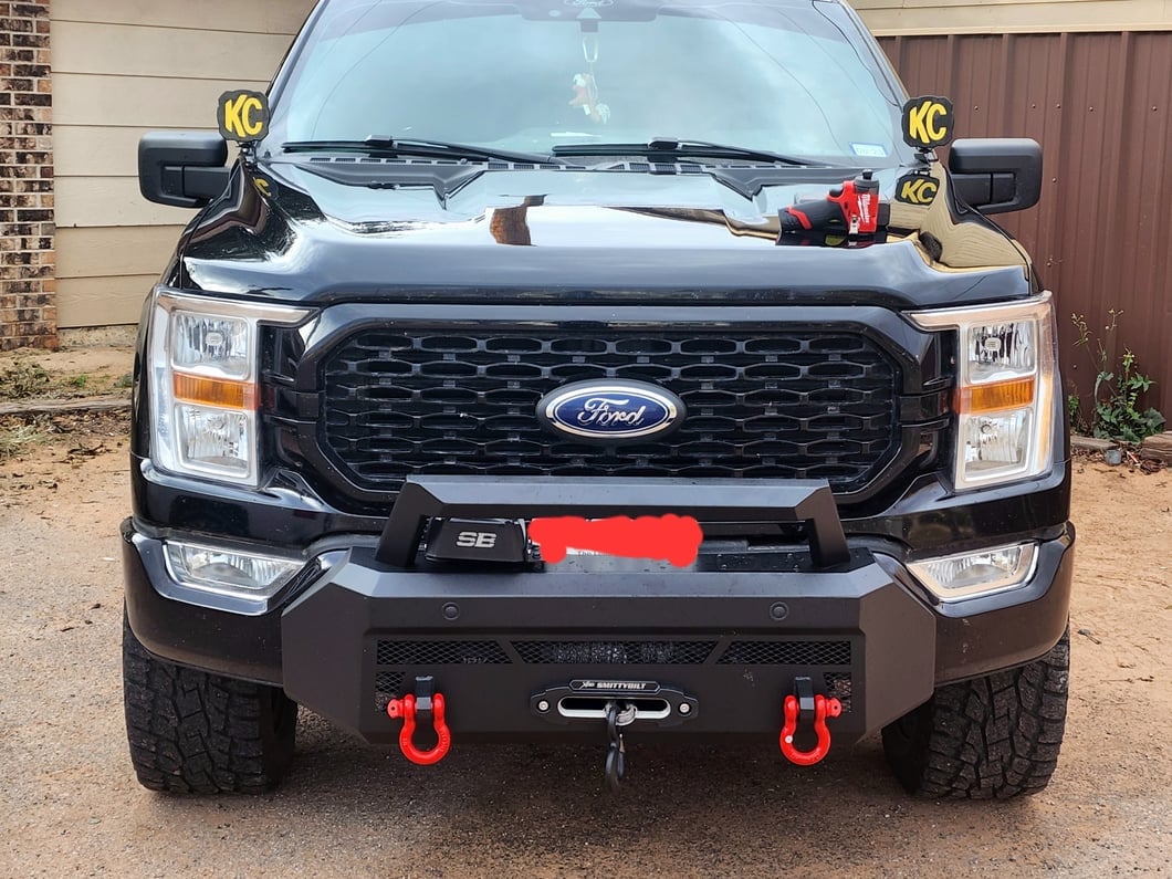 Barricade HD Stubby Front Bumper with Winch Mount (21-23 F-150, Excluding EcoBoost & Raptor)