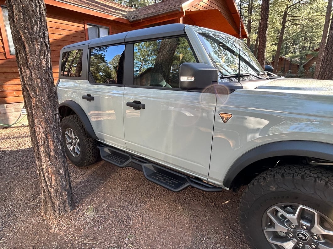 Barricade NB1 Running Boards; Textured Black (21-25 Bronco 4-Door)