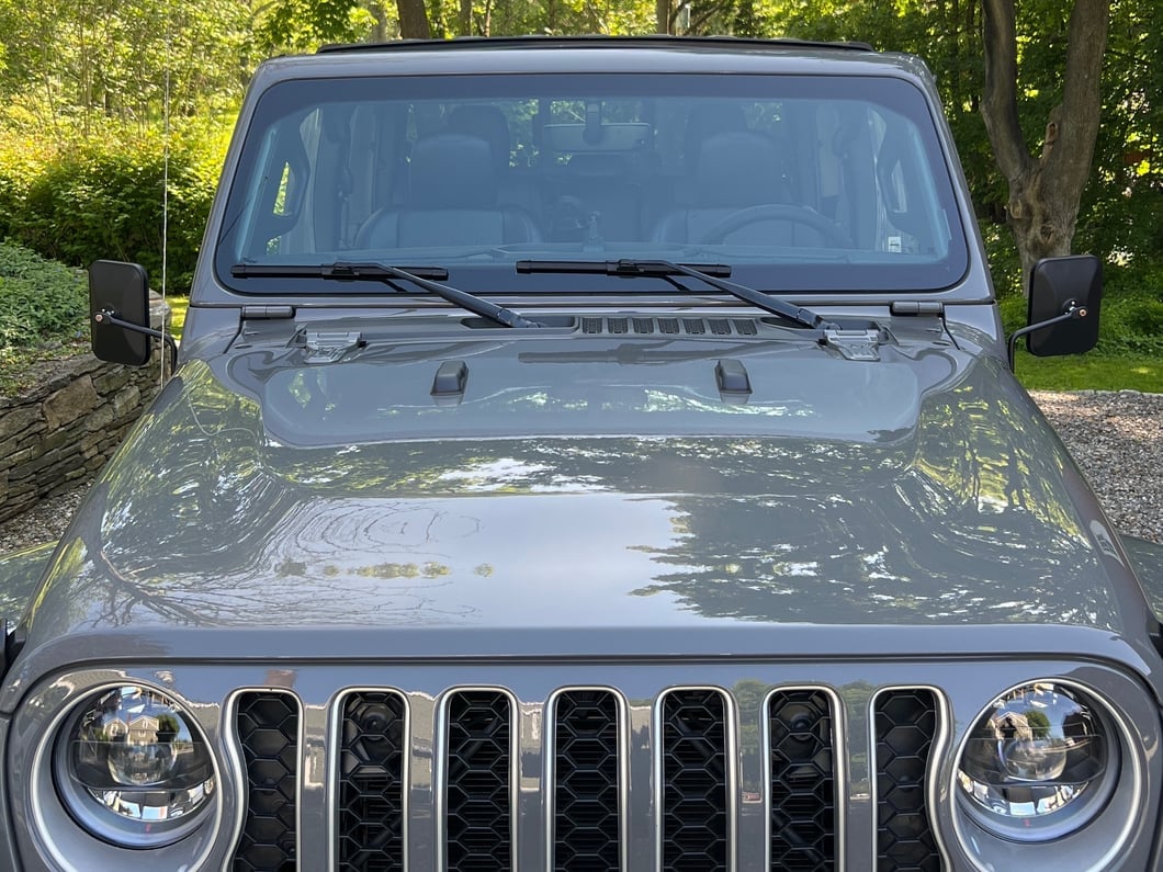 Barricade Rectangular Adventure Mirrors; Textured Black (20-25 Jeep Gladiator JT)