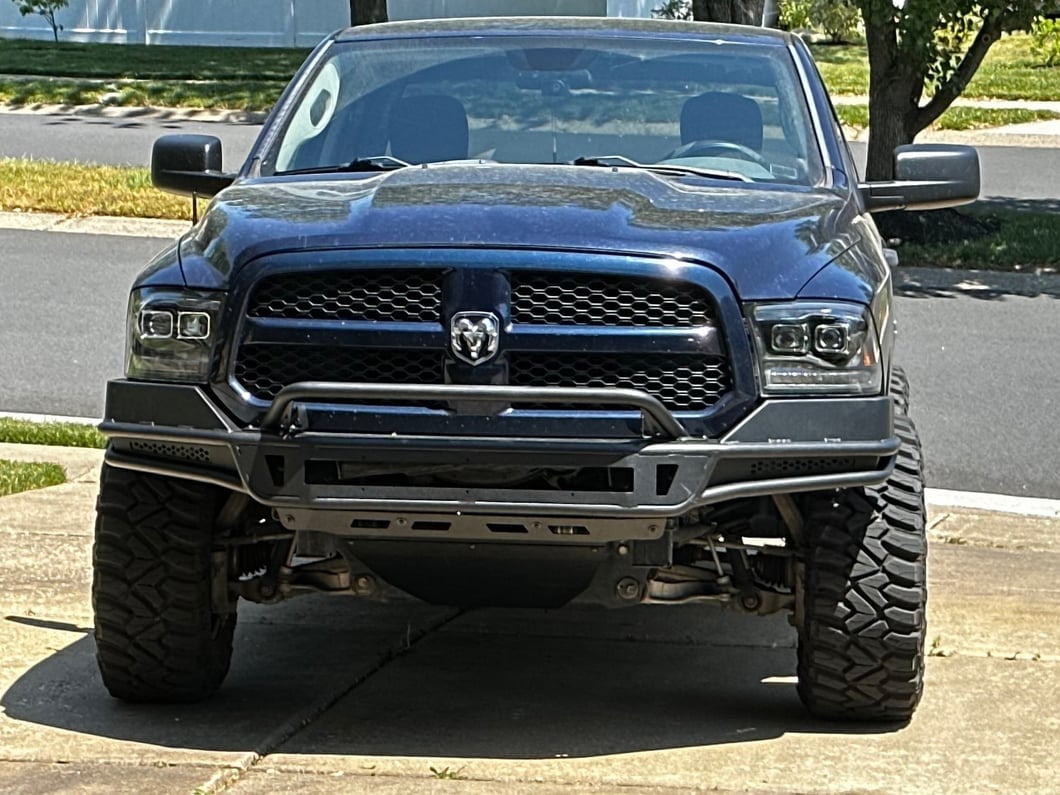 Barricade Pre-Runner Front Bumper with Skid Plate (13-18 RAM 1500, Excluding Rebel)