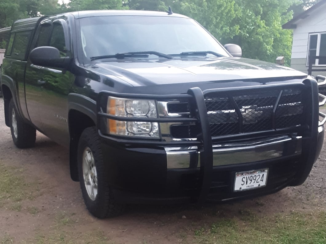 Barricade Modular Extreme HD Grille Guard; Black (07-13 Silverado 1500)