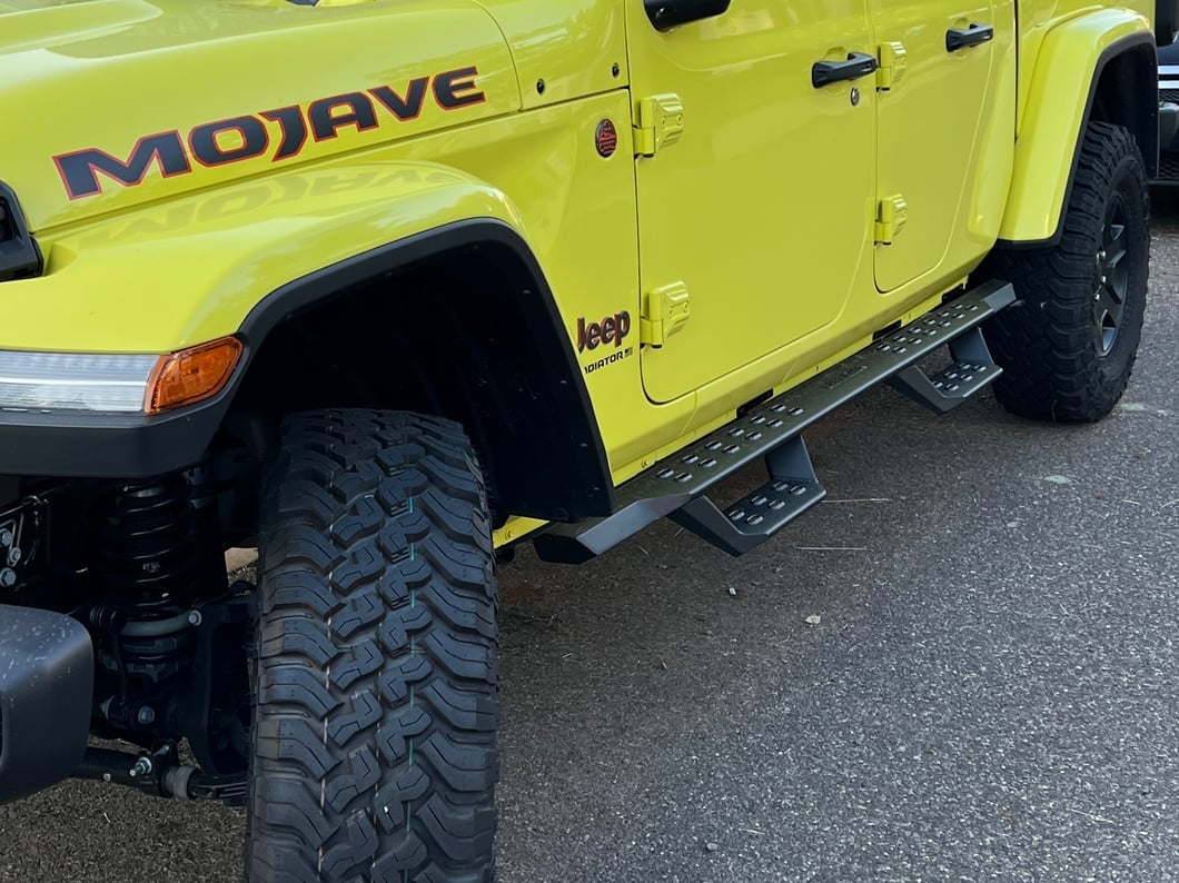Barricade HD Overland Drop Side Step Bars (20-25 Jeep Gladiator JT)