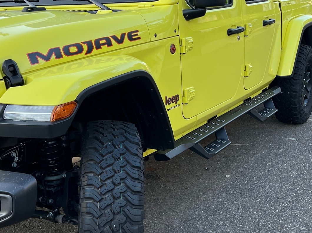 Barricade HD Overland Drop Side Step Bars (20-25 Jeep Gladiator JT)