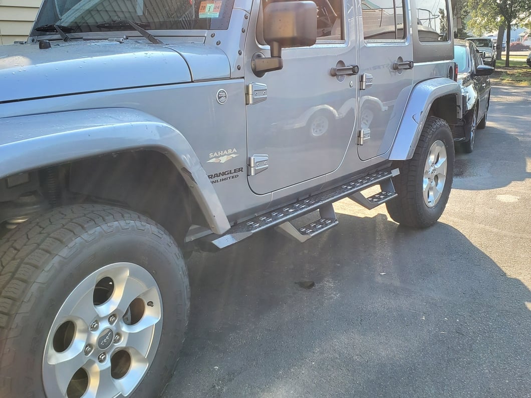 Barricade HD Overland Drop Side Step Bars (07-18 Jeep Wrangler JK 4-Door)