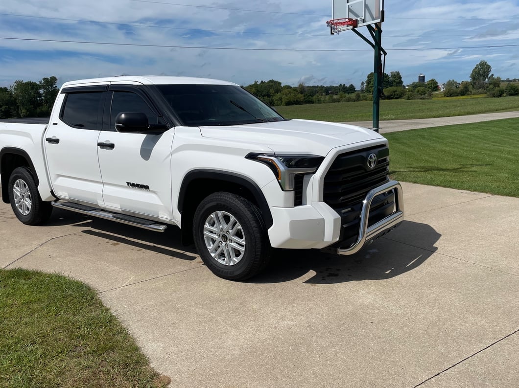 Barricade PNC Side Step Bars; Stainless Steel (22-25 Tundra CrewMax)