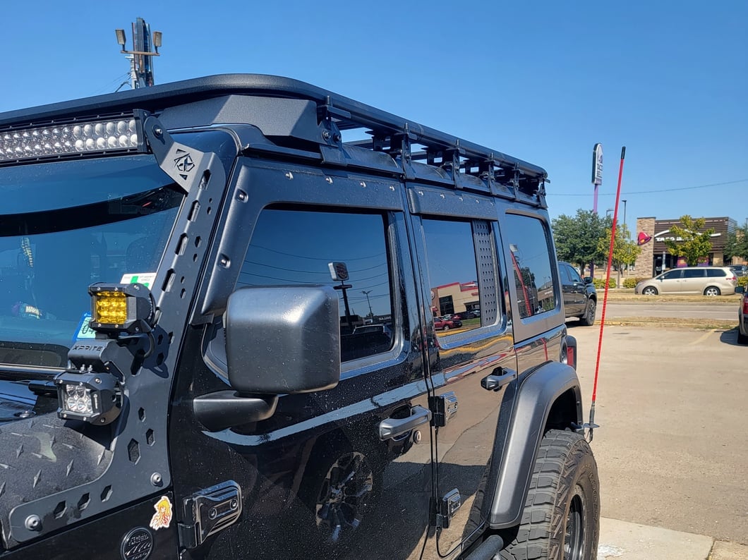 Barricade HD Roof Rack Full Length Extension Kit for Barricade HD Hard Top Roof Rack J142019-JL Only (18-25 Jeep Wrangler JL)