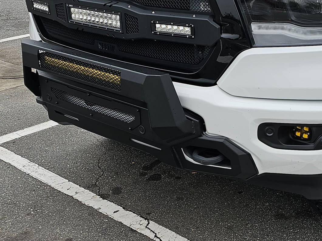 Barricade HD Stubby Front Bumper (19-24 RAM 1500, Excluding EcoDiesel, Rebel & TRX)