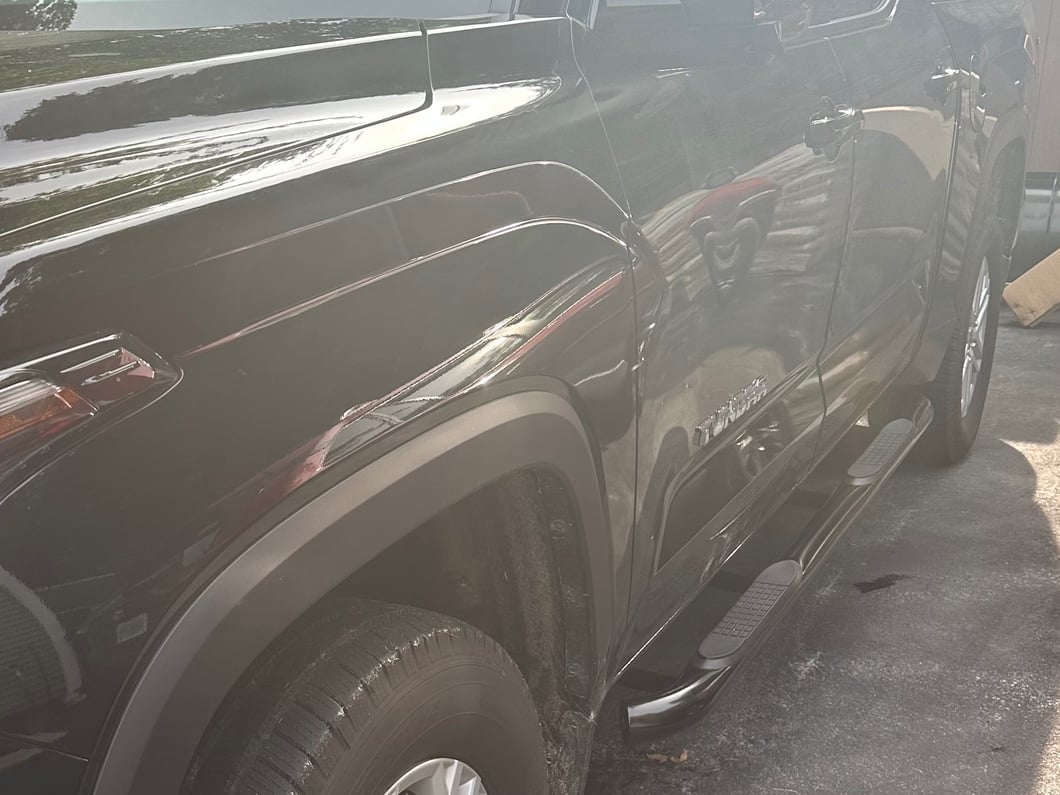 Barricade 3-Inch Side Step Bars; Black (22-25 Tundra CrewMax)