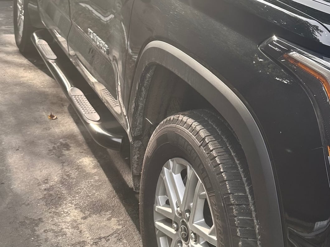 Barricade 3-Inch Side Step Bars; Black (22-25 Tundra CrewMax)