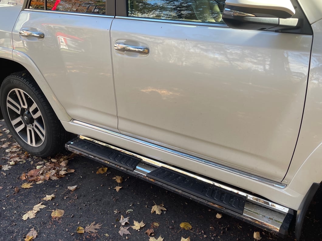 Barricade S6 Running Boards; Stainless Steel (10-13 4Runner SR5; 10-24 4Runner Limited, Nightshade, TRD Sport)