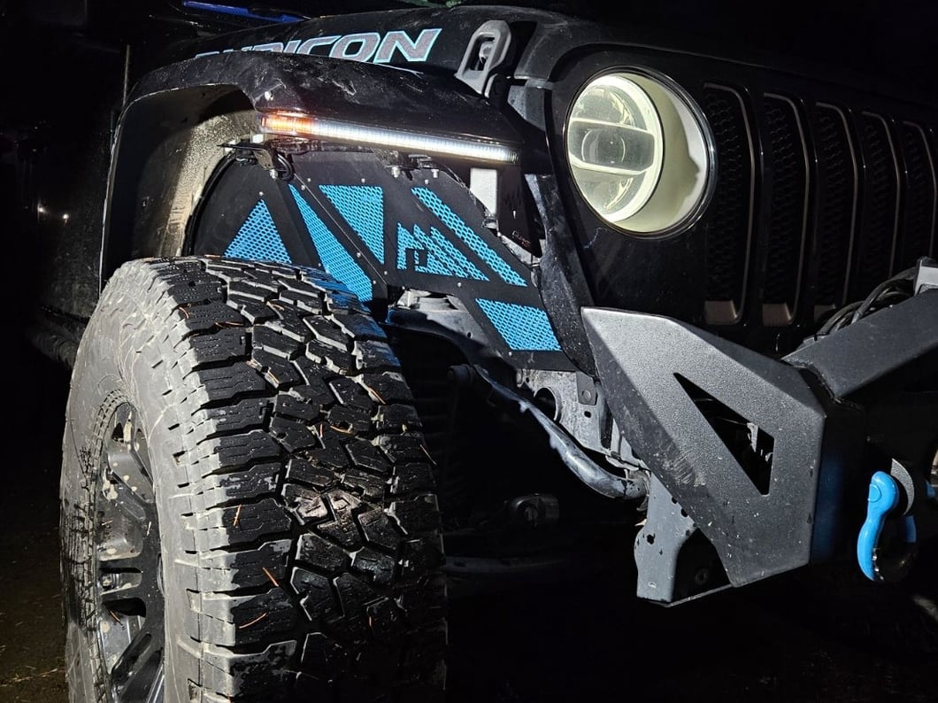 Barricade Gen2 Aluminum Front Inner Fender Liners (18-25 Jeep Wrangler JL)