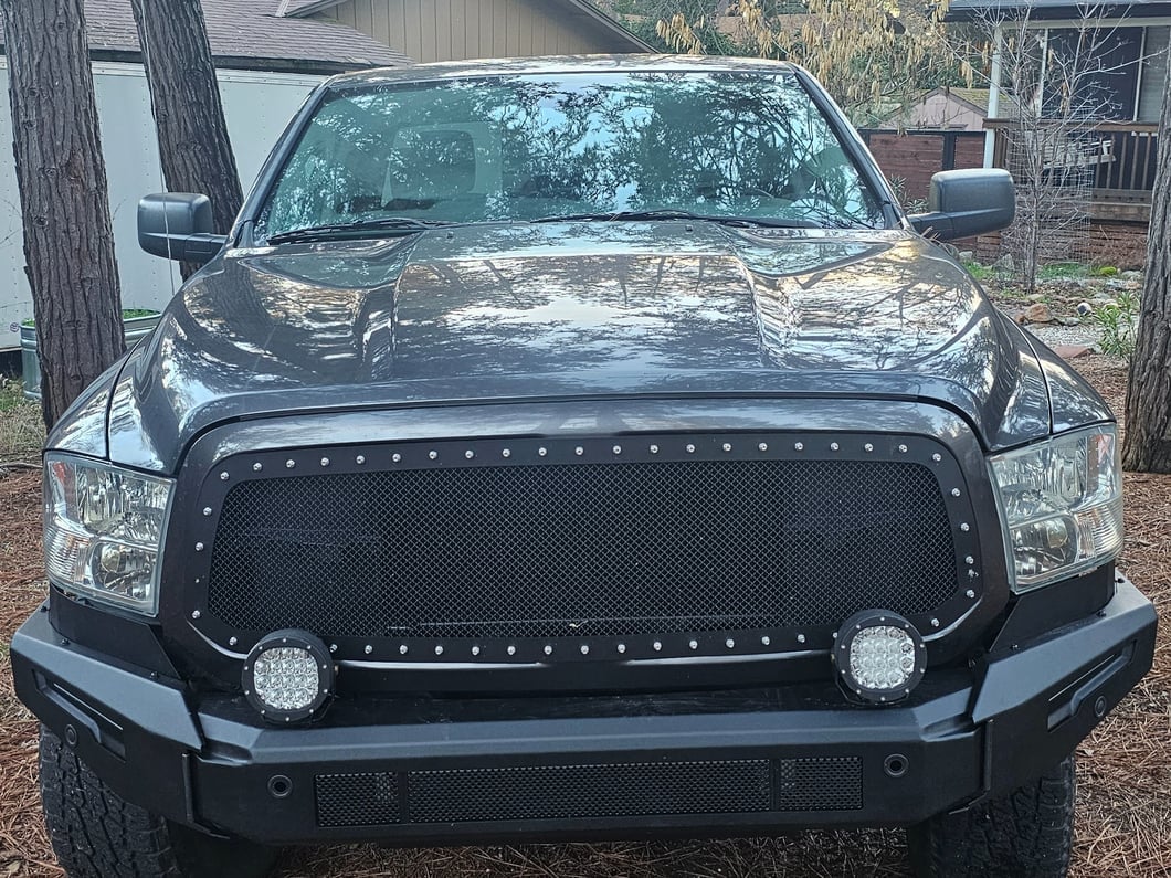 Barricade HD Modular Front Bumper with Skid Plate (13-18 RAM 1500, Excluding Rebel)