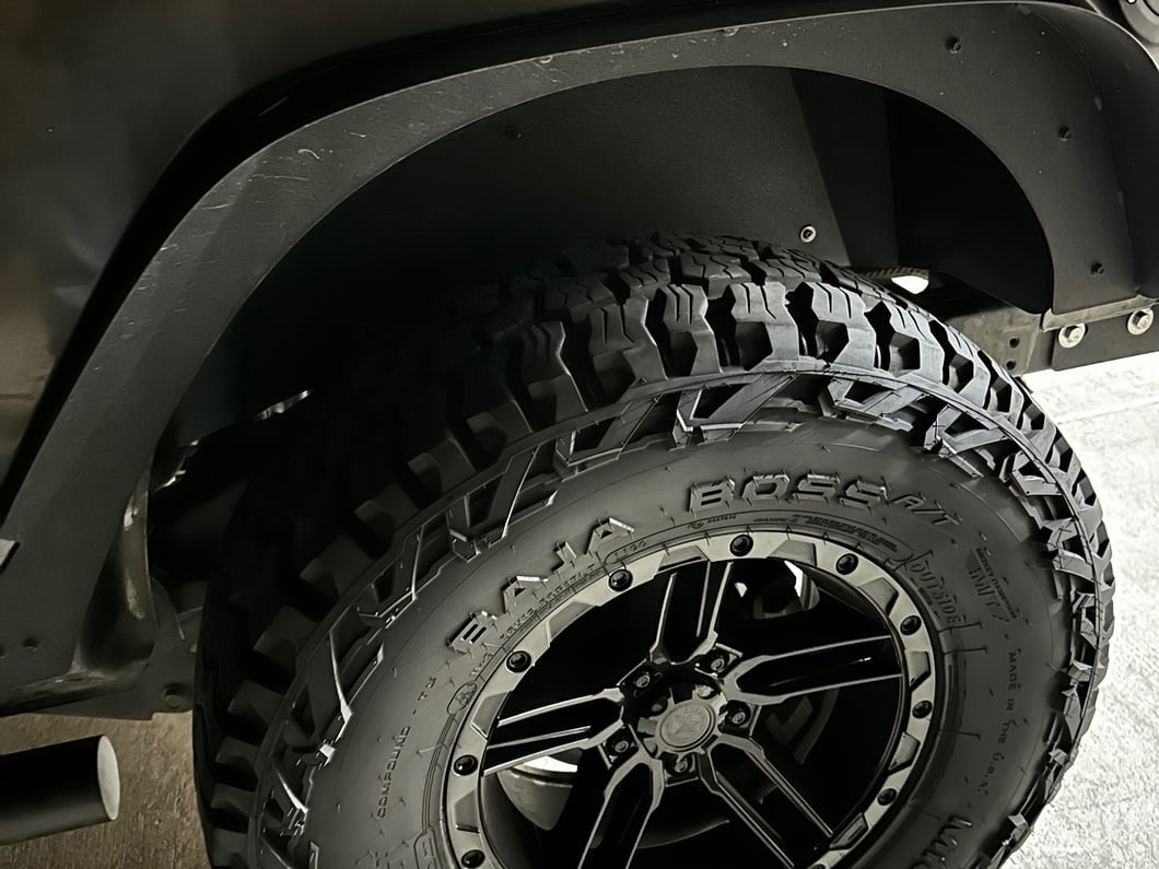 Barricade Aluminum Inner Fender Liners; Textured Black (07-18 Jeep Wrangler JK)
