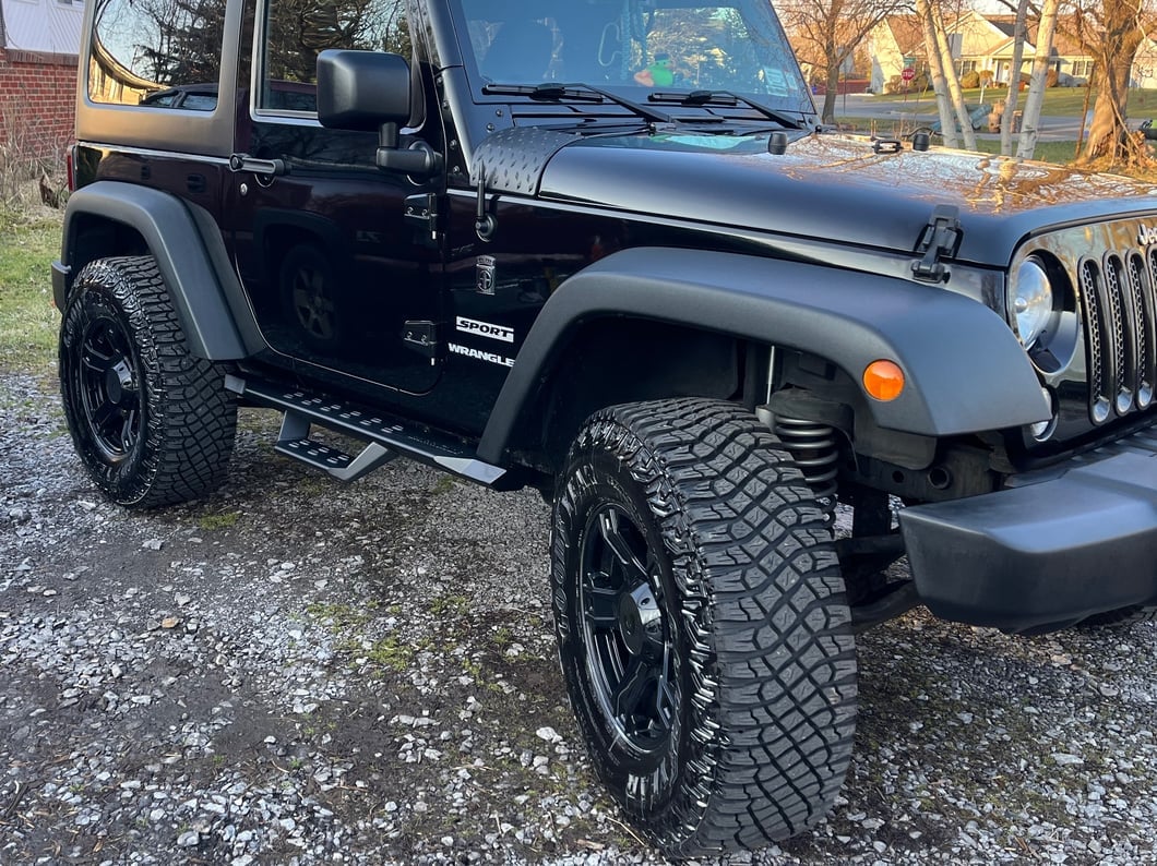 Barricade HD Overland Drop Side Step Bars (07-18 Jeep Wrangler JK 2-Door)