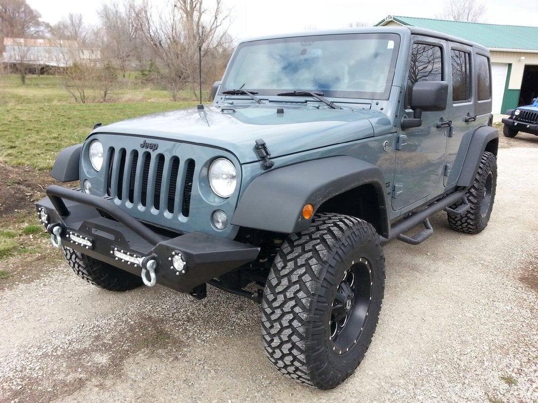 Barricade Trail Force HD Front Bumper with LED Lights (07-18 Jeep Wrangler JK)