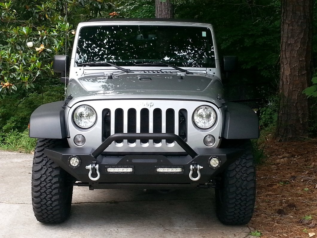 Barricade Trail Force HD Front Bumper with LED Lights (07-18 Jeep Wrangler JK)
