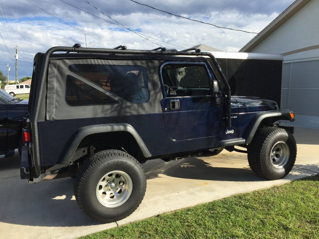 Barricade Roof Rack; Textured Black (04-06 Jeep Wrangler TJ Unlimited)
